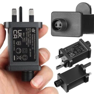 String Light UK Plug LED Transformer AC 110V To DC 12V 1A Power Adapter - Picture 1 of 12