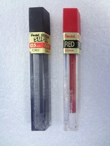 Pentel Refill Pencil Lead Red Black 0.5mm Open box - Picture 1 of 6
