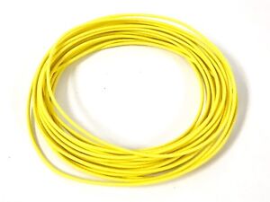 AUTOMOTIVE WIRE 12 AWG HIGH TEMP TXL STRANDED COPPER WIRE YELLOW 25 FT COIL USA