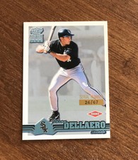 Jason Dellaero 2000 Pacific Paramount Platinum Blue Rookie #51 White Sox 26/67