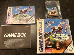 CHAMPIONSHIP MOTOCROSS 2001 Nintendo Gameboy Color Complete Boxed Ricky Carmicha - Picture 1 of 7