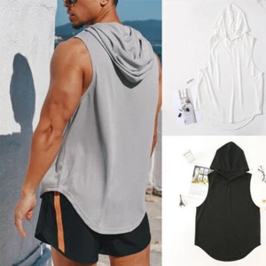 BOLSILLOS ELÁSTICOS RÁPIDOS Cómodos LIGEROS SIN MANGAS CON CAPUCHA NUEVOS - Imagen 1 de 20