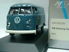 Wow Extremely Rare Vw Bulli T1 Face I Delivery Van 1960 Blue 1:43 Minichamps-T2