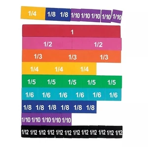 Learning Resources Soft Foam Magnetic Rainbow Fraction 0611 - Picture 1 of 1