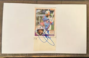 JERRY WHITE SIGNED 3"X5" INDEX CARD MLB AUTO MONTREAL EXPOS AUTOGRAPH - Picture 1 of 1