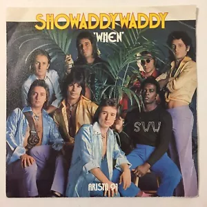 Showaddywaddy When Superstar 45 French Import Picture Sleeve 7" Record Single - Picture 1 of 6