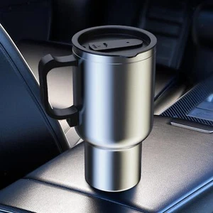 Bouilloire électrique De Voiture 12V 480ml, Tasse De Voyage Chauffante Pour - Photo 1/7