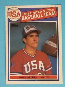 1985 Topps Tiffany Bob Caffrey Team USA #394 ⚾ - Picture 1 of 2