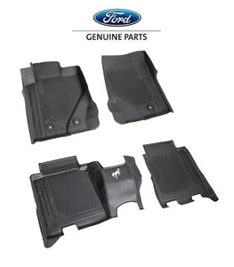 2021-2025 Bronco Raptor 4 Door OEM Front & Rear 4pc Rubber Floor Mat Liners - Picture 1 of 7