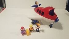 1998 Rare Toys R Us Airplane With Geoffrey Giraffe Pilot & Misc Figures works