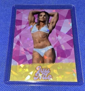 Ivy Nile Custom WWE Pink Holo Refractor Rookie Card womens wrestling diva - Picture 1 of 4