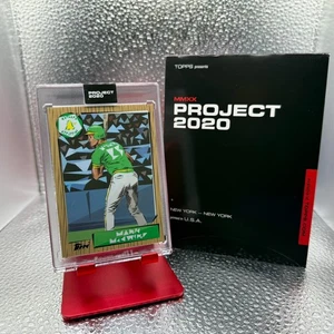 2020 Topps Project 2020 #60 Mark McGwire By Naturel w/ Original Box - Picture 1 of 2