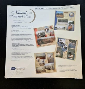 Creative Memories 12x12 NATURAL Old-Style Refill Pages - 15 sheets/30 pages - Picture 1 of 4