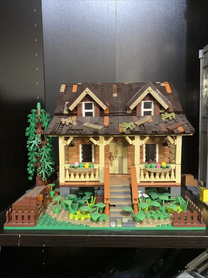 FunWhole Fun Juego de ladrillos de construcción de casa retro para cabaña de madera entera FH 9001 - NO LEGO Foto 1 de 1