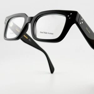 Original CELINE Eyewear CL 41344 Brille RARE 47mm Black Specs Italy Frame - Bild 1 von 15