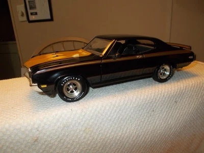 ERTL 1971 BUICK GSX ЧЕРНЫЙ/ЧЕРНЫЙ/ЗОЛОТОЙ ПОЛОСКИ 1/18 МАСШТАБ - Изображение 1 из 4