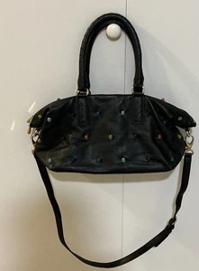 Tehra & B große Umhängetasche Schultertasche handgebunden Leder Knoten Handtasche - Bild 1 von 11