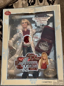 Disney Hannah Montana Holiday Popstar Puppe 2008 Singing Rockin Around Christmas - Bild 1 von 8