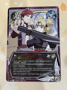 Naruto CCG, Temari & Gaara of the Desert, 948, 1ª Edición, MP, Raro - Imagen 1 de 1