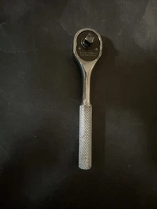 Proto 4749 1/4" Drive Ratchet Chrome Knurled Grip - Made in USA-Excellent Cond. - Picture 1 of 3