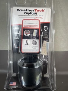 Weather Tech CupFone - Universal Mobile Phone Cup Holder NEW In Package Black - Photo 1 sur 4
