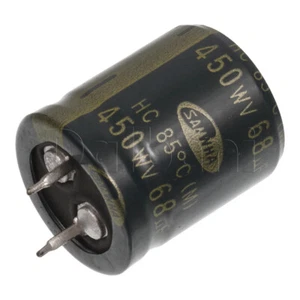 450V 68uF 22x25mm 85C Snap In Capacitor Samwha - Picture 1 of 2