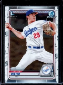 2020 1st Bowman Draft Chrome ~ Clayton Beeter ~ #BD-30 ~ Los Angeles Dodgers - Picture 1 of 2