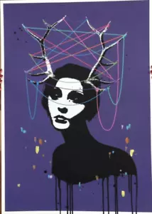 "The Taming of a Wild Mind" Variant HPM by Lee Eelus art screen print poster PP - Picture 1 of 4