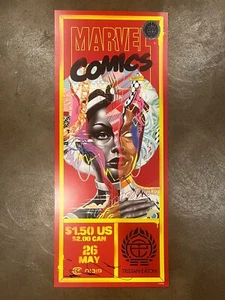 SDCC 2024 exklusiver LE 100 signierter Tristan Eaton DAMEN OF MARVEL Sturmdruck selten - Bild 1 von 3
