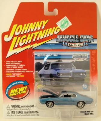 2003 Johnny Lightning "Muscle Cars EUA" 1969 Pontiac GTO - Imagem 1 de 4