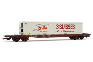 JOUEF HO HJ6213 wagon porte-container Sgss "3 Suisses" SNCF 