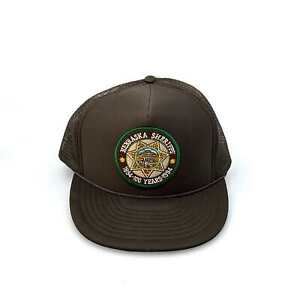 Nebraska Sheriff’s 100 Years | Nissin Foam Trucker Hat | Brown | OSFA | EUC | Pr