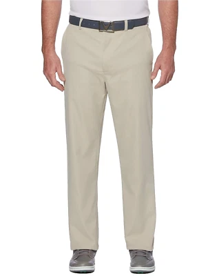 Pantalones de golf Callaway para hombre 40x30 beige frente plano elástico pierna recta cómodos Foto 1 de 4