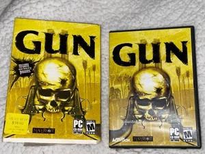 GUN PC CD EXPERIENCE Life THE WEST Greed Lust Brutality Activision Slipcase READ - Picture 1 of 7