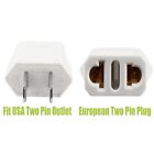 ABS European To US Plug Adapter Copper Two Flat Conversion Plug  Electrician