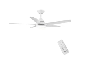YUHAO DAC1085W483 48" Indoor/outdoor Matte White Ceiling Fan + Integrated LED - Picture 1 of 7