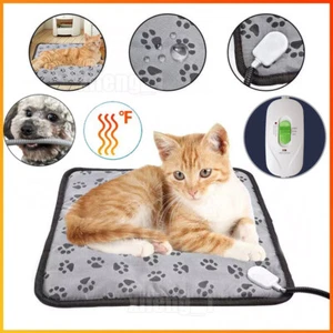 Adjustable Heating Pad for Cat Dog Pet Electric Heater Mat Warmer Bed Waterproof - Picture 1 of 13