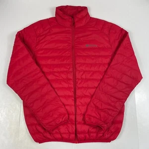Mountain Warehouse Jacket Men Large Red Down Puffer Full Zip Hiking Ski Outdoors - Picture 1 of 14