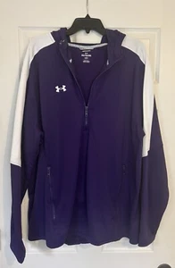 Under Armour Men's Storm Armour Fleece Hooded Jacket Purple Size XXL 1376889-500 - Picture 1 of 6