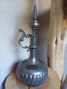 Antique Eagle Carafe Queens Zinn Edeltin Pure Tin Real Pewter Holland - Picture 1 of 12