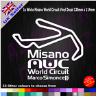 Misano World Circuit San Marino Track Vinyl Decal Sticker, MotoGP - AG1060