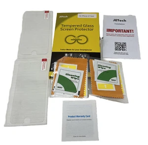 JETech Screen Protector for iPhone 8 7 6s 6 4.7-Inch Tempered Glass Film 2-Pack - Picture 1 of 3