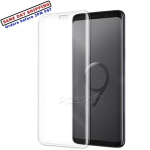 Clear Tempered Glass Screen Protector Saver for Samsung Galaxy S9 SM-G960U Phone - Picture 1 of 1