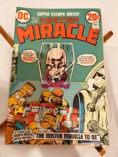 Mister Miracle no. 10 vintage comic, 1972, DC, super escape artist, Jack Kirby