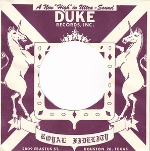 Duke BigBoppa Reproduction Company Record Sleeves (10 Pack) - Picture 1 of 2