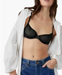 NWT Free People Intimately Heart Throb Underwire Demi Bra Size L - Picture 1 of 9