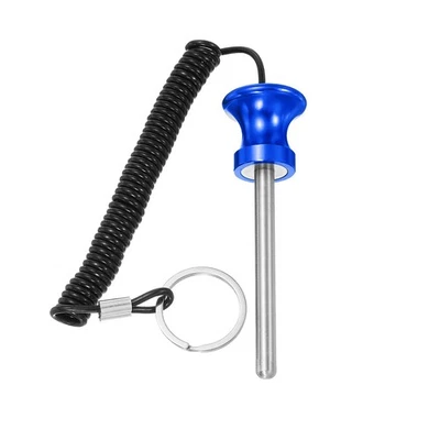 Pin de pila de peso, pasador de gimnasio de peso de 0,3 x 3,1 pulgadas con cuerda de tracción (azul) Foto 1 de 4