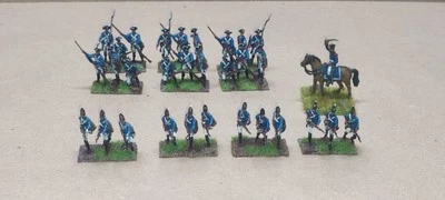 Soldatini Napoleonic War 1/72  Prussian Infantry 31 Plastic Pieces 10 bases - Immagine 1 di 4