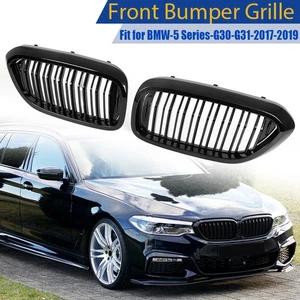 For BMW 5 series G30 G31 G38 Kidney Grille Grill Cover Vent 2017-2019 Left+Right - Picture 1 of 11