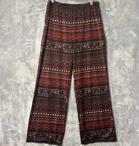 Sunny Leigh Women's Large Pull-on Casual Lounge Pants Multicolor Relaxed Fit - Picture 1 of 6